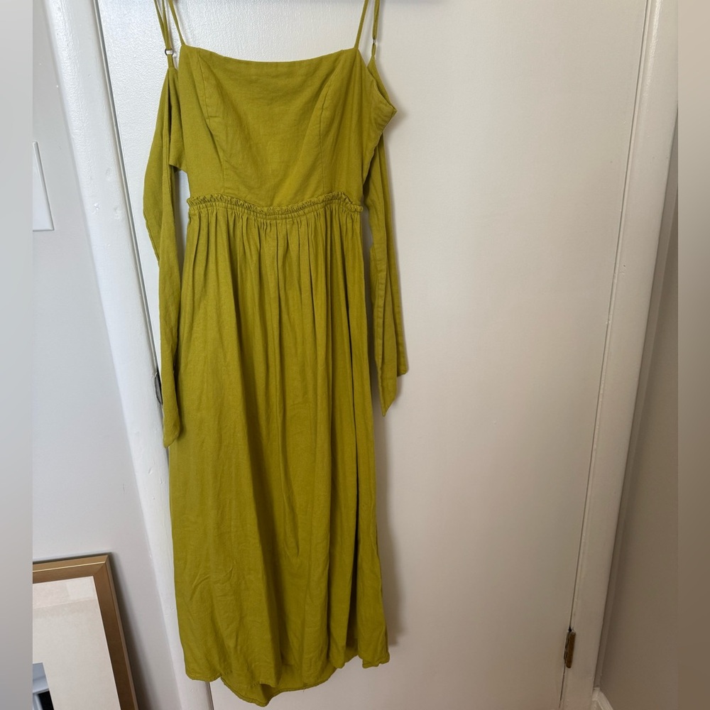 Farm Rio Green Maxi Dress Size Small